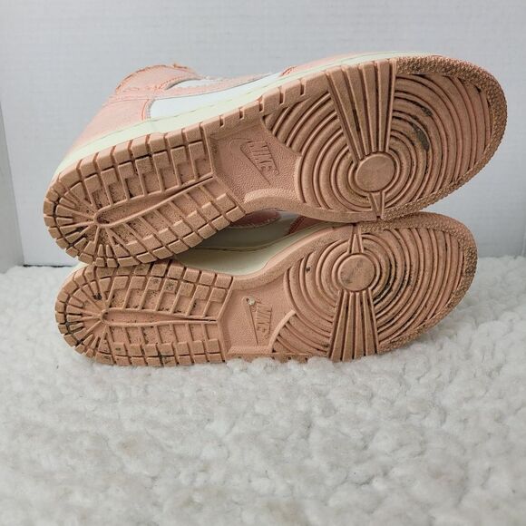 Nike Dunk High Top Womens Sneaker Size 8 Denim Corral White Leather DV1143-800 - Picture 10 of 10